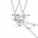 collier personnalisé 3 sisters