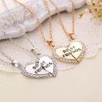 collier personnalisé amitié pour 2