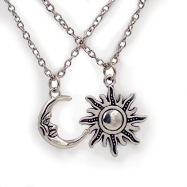 Collier Soleil et Lune Amitié