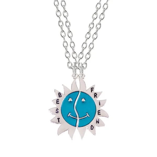 Collier Soleil turquoise pour 2