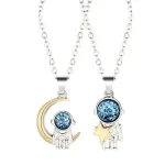 Collier Spationaute Couple