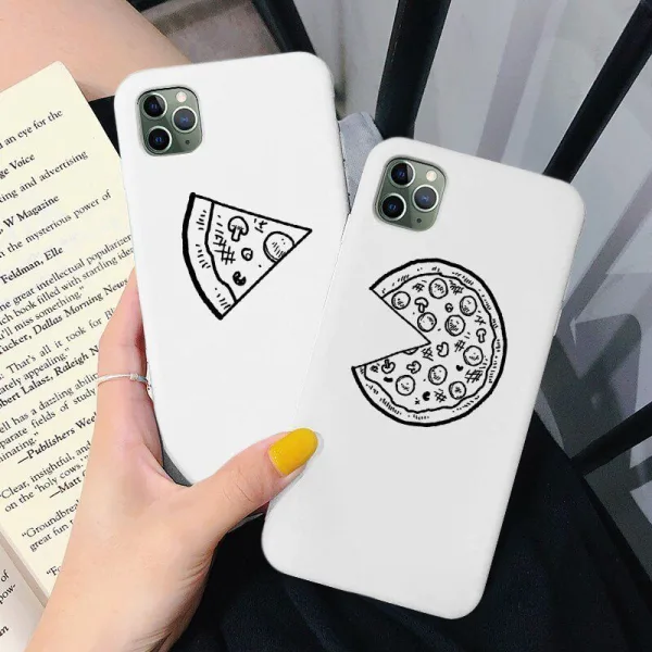 coque iphone originale couple pizza