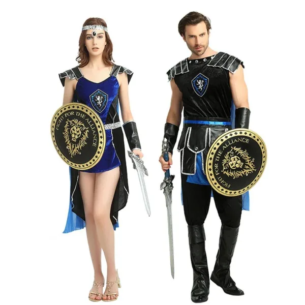 Déguisement Couple Guerrier