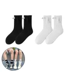 4 Paires De Chaussettes Magnétiques Drôles - Les Mains Se Tiennent Grâce Aux Aimants ! - 2