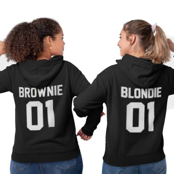 Hoodie Blonde Brunette