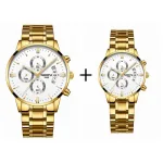 montre de mariage design couple