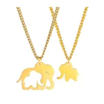 Pendentif Eléphant Bébé Maman