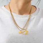 pendentif éléphant symbole de protection