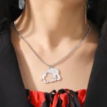 pendentif en argent éléphant