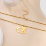 pendentif mignon éléphant bébé