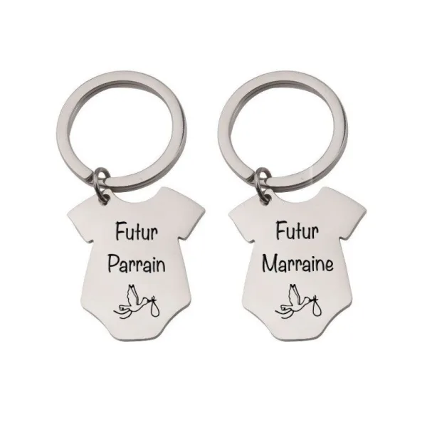 Porte-clé Futur Parrain / Marraine