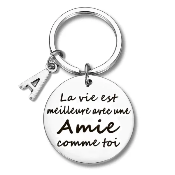 Porte-Clé Personnalisé Meilleure Amie