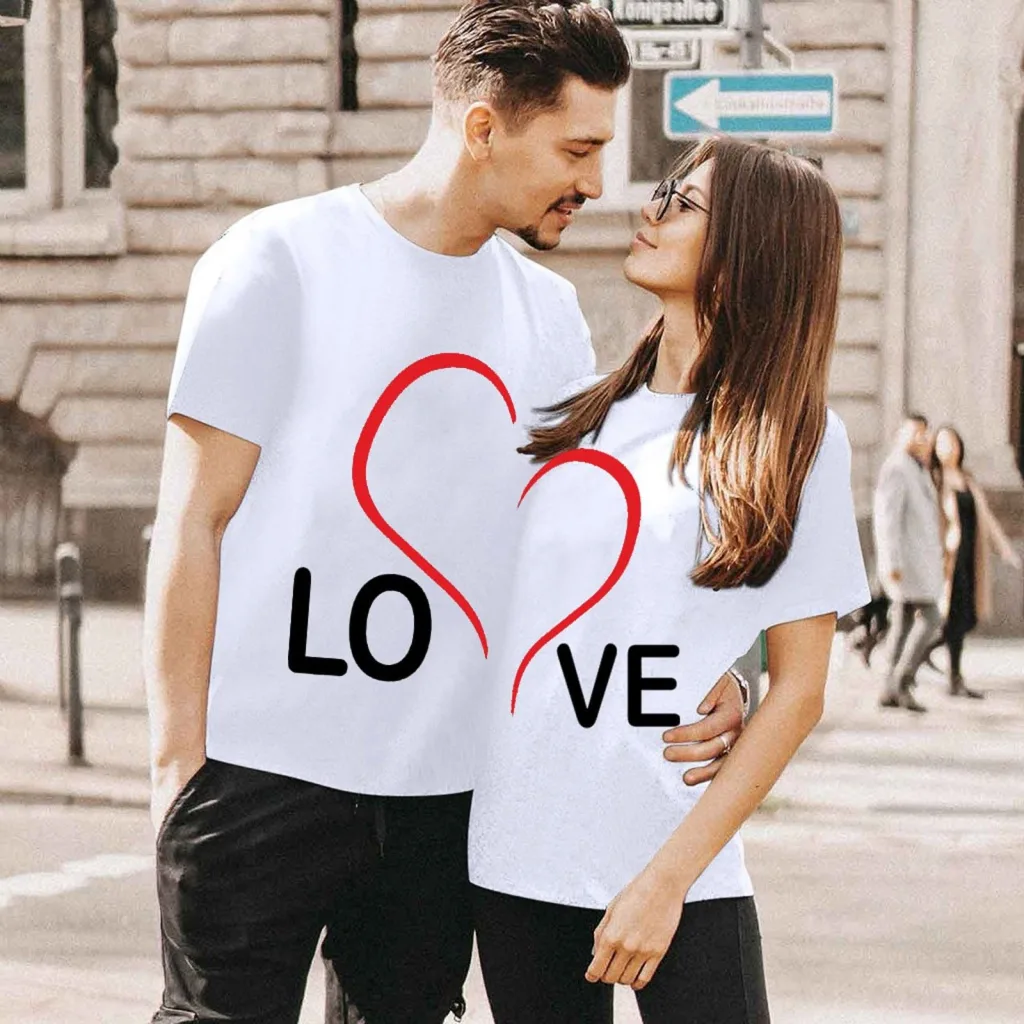 T-shirt en coton Complémentaire Love