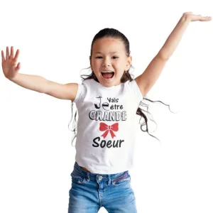 T-Shirt Je vais être Grande Soeur