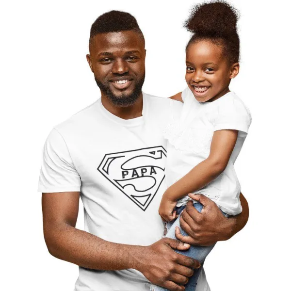 Tee Shirt Super Papa Superman